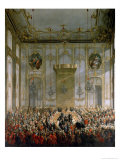 Buy Court Banquet in the Great Antechamber of the Hofburg Palace, Vienna at AllPosters.com