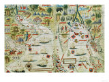 Arabia and India: from the "Miller Atlas" by Pedro Reinel, circa 1519