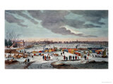 Buy Frost Fair on the River Thames Near the Temple Stairs in 1683-84 at AllPosters.com