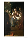 Buy Mystical Marriage of St. Catherine and the Christ Child with Peter the Martyr, 1617-21 at AllPosters.com