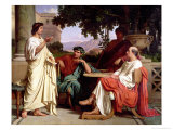 Buy Horace, Virgil and Varius at the House of Maecenas at AllPosters.com