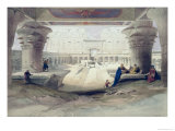 Buy View from Under the Portico of Temple of Edfou, Upper Egypt at AllPosters.com