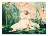 Book of Thel; Thel Leaning Over the 