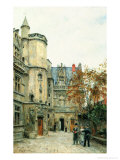 The Courtyard of the Museum of Cluny, circa 1878-80