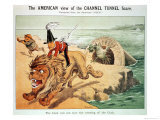 Buy The Lion Cannot Face the Corwing of the Cock, the American View of the Channel Tunnel Scare at AllPosters.com