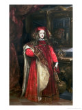 Buy King Charles II of Spain Wearing the Robes of the Order of the Golden Fleece at AllPosters.com