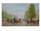 The Promenade on the Champs-Elysees