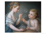 Buy Children Blowing Bubbles at AllPosters.com