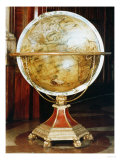 Terrestrial Globe Made by Vincenzo Maria Coronelli 1688
