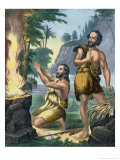 Buy The Sacrifice of Cain and Abel, from a Bible Printed by Edward Gover, 1870s at AllPosters.com