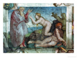 Sistine Chapel Ceiling: Creation of Eve, with Four Ignudi, 1511 Giclee Print
