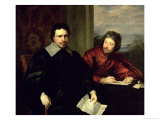 Portrait of Thomas Wentworth, Earl of Strafford and His Secretary, Sir Philip Mainwaring circa 1634
