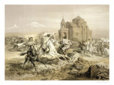 Buy Skirmish of Persians and Kurds in Armenia, Plate 13 from a Book on the Caucasus at AllPosters.com
