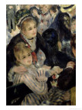 Ball at the Moulin de La Galette, Detail of Two Seated Women, 1876