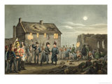 Buy Wellington and Blucher Meeting by Accident at the Close of the Battle of Waterloo at AllPosters.com