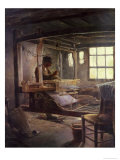 Buy The Breton Weaver, 1888 at AllPosters.com