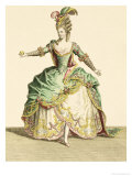 Buy Costume for Venus in Several Operas, Engraved by the Artist, circa 1780 at AllPosters.com