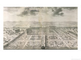 Buy Bird's Eye View of the Gardens of Kensington Palace, Pub. by J. Smith, 1724 at AllPosters.com