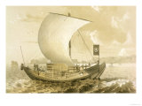 Buy Japanese Junk, Pub. by Sarony & Co., circa 1856 at AllPosters.com