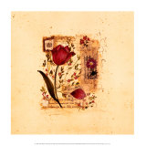 Buy Flower Notes with Purple Tulip at AllPosters.com