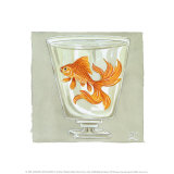 Whimsical Goldfish IV
