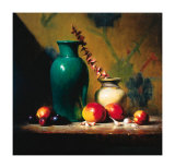 Buy Green Vase and Mangos at AllPosters.com