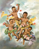 Buy Black Cherubs at AllPosters.com