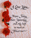 Buy I Love You More at AllPosters.com