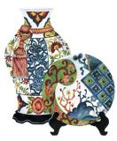 Oriental Vase and Plate
