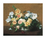 Buy Bouquet de Roses et d'autres Fleurs at AllPosters.com