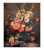 Buy Still Life with Hollyhocks at AllPosters.com