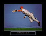 Ambition: Baseball Player Art Print