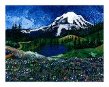 Buy Mt Rainier Blue Sky at AllPosters.com