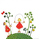 Buy Happy Girls I at AllPosters.com