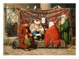 Buy A Turkish Notary Drawing up a Marriage Contract, Constantinople, 1837 at AllPosters.com