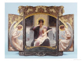 Buy Mother and Child Enthroned with Angels at AllPosters.com