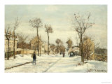 Buy Snowy Road, Louveciennes at AllPosters.com