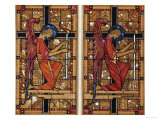 Buy Two Designs for Stained Glass: Two Angels: and Madonna of the Woods at AllPosters.com