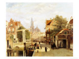 Buy A Street Scene, Amsterdam at AllPosters.com