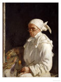 The Painter; Self-Portrait with Glasses Giclee Print