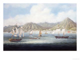 A View of Victoria, Hong Kong with British Ships and Other Vessels