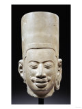 Buy An Important Pre Khmer, Prasat Andet Style, Polished Sandstone Head of Vishnu, Late 7th Century at AllPosters.com