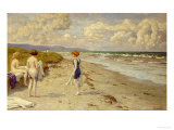 Buy Girls Preparing to Bathe on a Beach at AllPosters.com