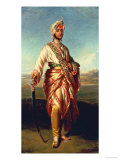 Buy Portrait of the Maharajah Duleep Singh of Elveden, Standing Full Length, Wearing Maharajah's Robes at AllPosters.com