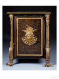 Buy Panel Fr. Louis XIV Ormolu-Mounted Boulle Brass-Inlaid Brown Tortoiseshell and Ebony Commode at AllPosters.com