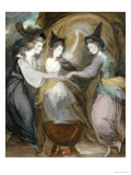 Duchess of Devonshire, Lady Melbourne and Mrs Dawson Damer as the Three Witches from Macbeth