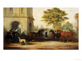 Buy Lady Williams-Wynn's Favourite Phaeton, Ponies, Horses & Dogs at the Front Entrance at Wynnstay at AllPosters.com