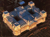 Reichstag West und Nordfassade aus der Luft