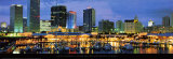 Buy Miami Skyline and Marina at Dusk at AllPosters.com