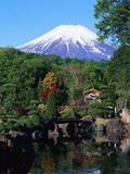 Buy Garden and Mount Fuji at AllPosters.com